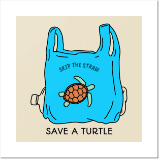 Save The Turtles Save The Ocean Posters and Art
